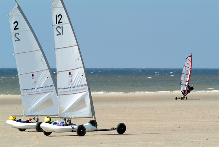 Chars à voile Berck-sur-mer