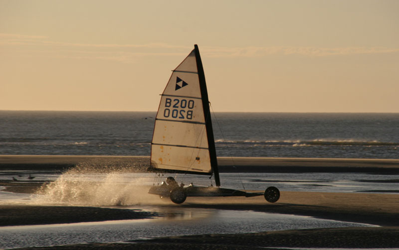 Char  à voile Berck