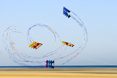 Démonstration Festival cerf-volant de Berck-sur mer